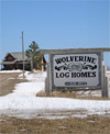 Wolverine Log Homes, one of our area businesses.